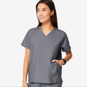 Figs Graphite Batara scrub top